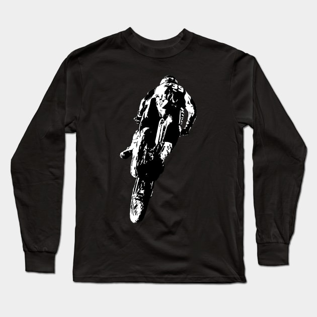 freestyle motocross enduro Long Sleeve T-Shirt by rickylabellevie